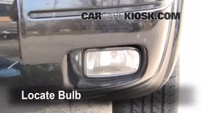 2004 Ford Escape Limited 3.0L V6 Luces Luz de niebla (reemplazar foco)